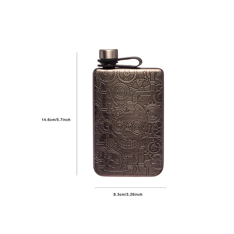 7 Oz de acero inoxidable Flasca delgada a prueba de fugas para la fiesta de bodas Regalo a la dama de honor