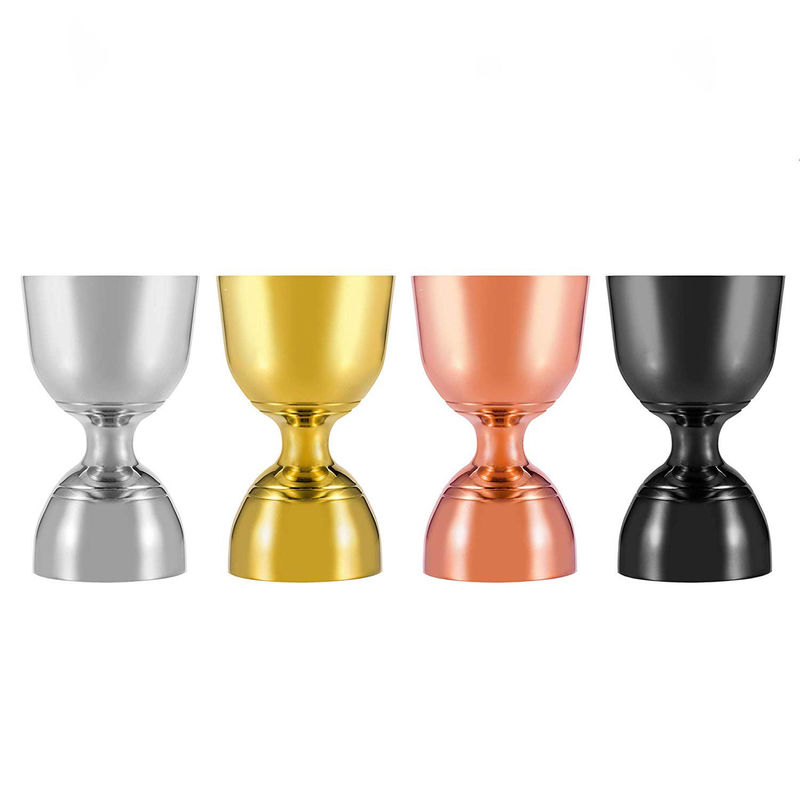 Jigger de acero inoxidable 304 de color personalizado para fiesta de camareros