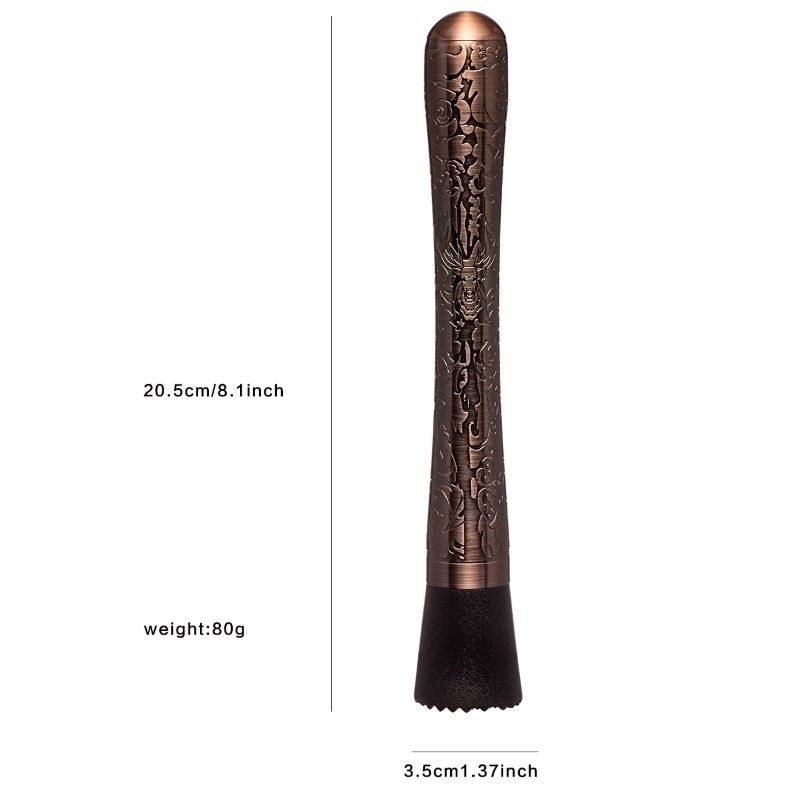 Home Bartending Martini Shaker Set SS304 Color de cobre cepillado