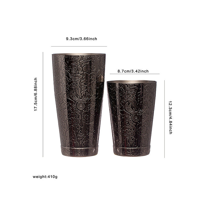 Stag estilo profesional conjunto de cócteles Barman Kit Accesorios de bar