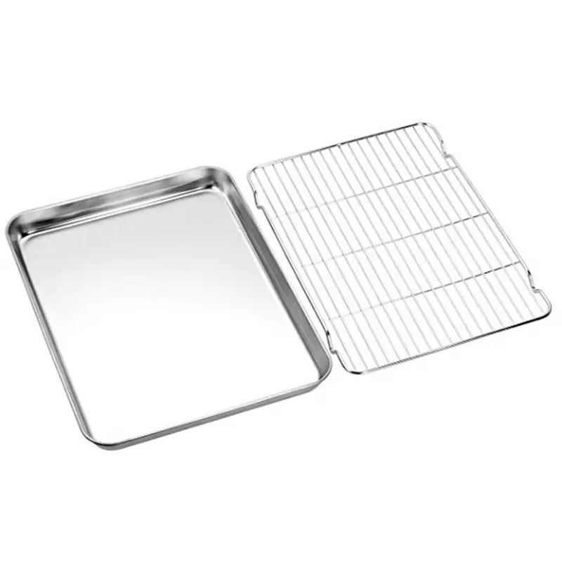Envases para hornos pesados sin pegamento de horno libre de óxido con estante de refrigeración